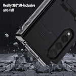 Custodia per telefono anticaduta a tutto tondo King Kong con supporto, For Samsung Galaxy Z Fold4