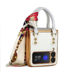 GKK borsa design in pelle + custodia per telefono PC, For Samsung Galaxy Z Flip3 5G