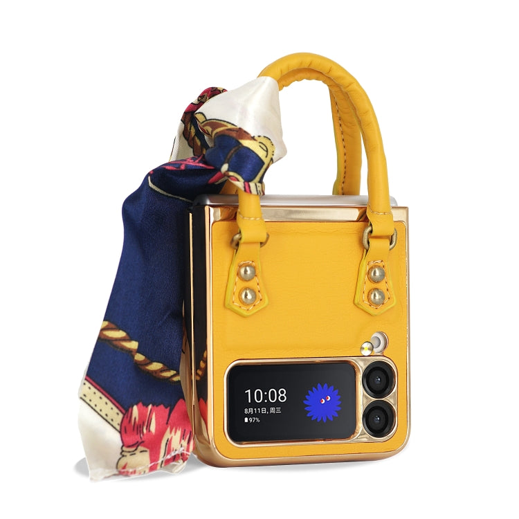 GKK borsa design in pelle + custodia per telefono PC, For Samsung Galaxy Z Flip3 5G