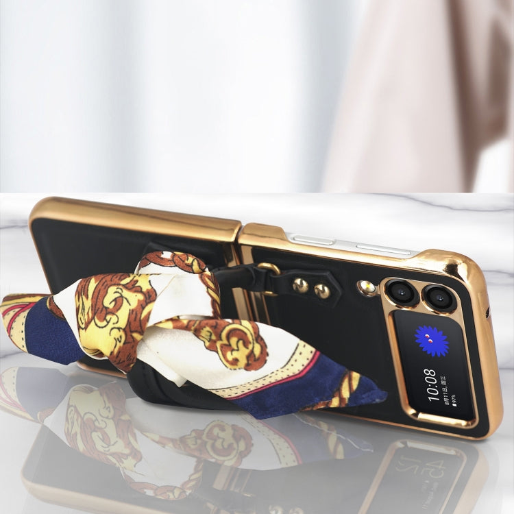 GKK borsa design in pelle + custodia per telefono PC, For Samsung Galaxy Z Flip3 5G