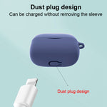 Custodia in silicone per auricolari Bluetooth di colore puro, For SoundPEATS Air3 Pro