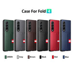 Custodia per telefono con slot per schede texture Litchi GKK, For Samsung Galaxy Z Flip4 5G, For Samsung Galaxy Z Fold4 5G