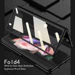 Custodia per telefono con slot per schede texture Litchi GKK, For Samsung Galaxy Z Flip4 5G, For Samsung Galaxy Z Fold4 5G