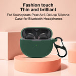 Custodia in silicone per auricolari Bluetooth di colore puro, For SoundPEATS Air3-Deluxe