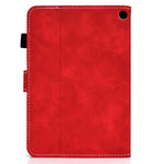 Custodia per tablet in pelle con texture in pelle bovina, For Amazon Kindle Fire 7 2022