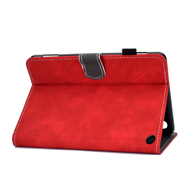 Custodia per tablet in pelle con texture in pelle bovina, For Amazon Kindle Fire 7 2022
