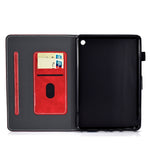 Custodia per tablet in pelle con texture in pelle bovina, For Amazon Kindle Fire 7 2022