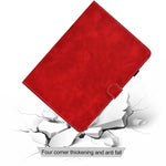 Custodia per tablet in pelle con texture in pelle bovina, For Amazon Kindle Fire 7 2022