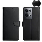 HT02 Custodia per cellulare a vibrazione in vera pelle a prova di impronte digitali, For OnePlus 10T / Ace Pro, For OPPO Reno8 5G, For OPPO Reno8 Pro+ / Reno8 Pro