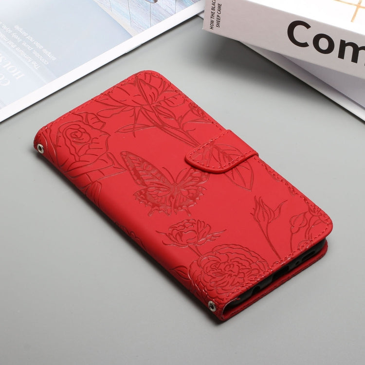 HT03 Cassa del telefono di cuoio di vibrazione impressa farfalla di sensibilità della pelle, For OnePlus 10T / Ace Pro, For OPPO Reno8 5G, For OPPO Reno8 Pro+ / Reno8 Pro