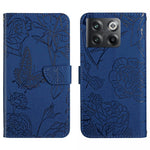 HT03 Cassa del telefono di cuoio di vibrazione impressa farfalla di sensibilità della pelle, For OnePlus 10T / Ace Pro, For OPPO Reno8 5G, For OPPO Reno8 Pro+ / Reno8 Pro