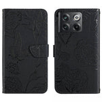 HT03 Cassa del telefono di cuoio di vibrazione impressa farfalla di sensibilità della pelle, For OnePlus 10T / Ace Pro, For OPPO Reno8 5G, For OPPO Reno8 Pro+ / Reno8 Pro