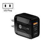 Caricabatterie da viaggio USB PD Type-C 25W con QC3.0