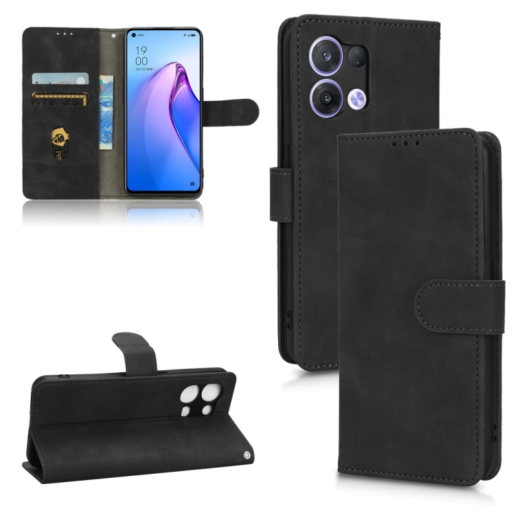 Custodia per telefono in pelle con vibrazione magnetica Skin Feel, For Realme Narzo 50A, For OPPO Reno8 5G, For Asus ROG Phone 6, For Samsung Galaxy M13 4G