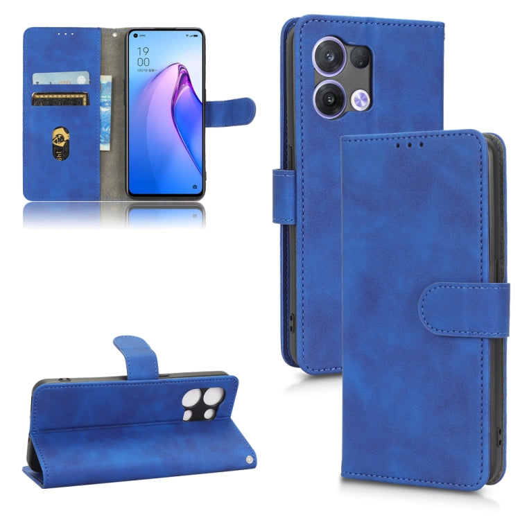 Custodia per telefono in pelle con vibrazione magnetica Skin Feel, For Realme Narzo 50A, For OPPO Reno8 5G, For Asus ROG Phone 6, For Samsung Galaxy M13 4G