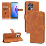 Custodia per telefono in pelle con vibrazione magnetica Skin Feel, For Realme Narzo 50A, For OPPO Reno8 5G, For Asus ROG Phone 6, For Samsung Galaxy M13 4G