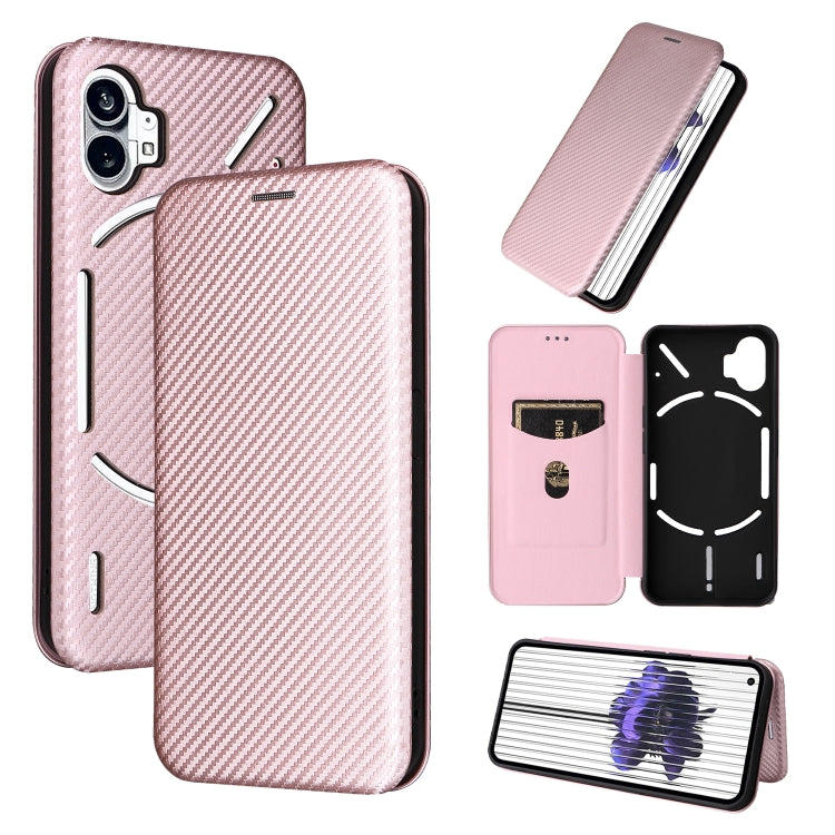 Custodia per telefono in pelle con vibrazione magnetica in fibra di carbonio, For Nothing Phone 1, For Realme Narzo 50A, For OPPO Reno8 Pro / Reno8 Pro+