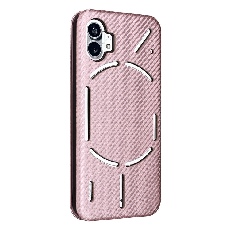 Custodia per telefono in pelle con vibrazione magnetica in fibra di carbonio, For Nothing Phone 1, For Realme Narzo 50A, For OPPO Reno8 Pro / Reno8 Pro+