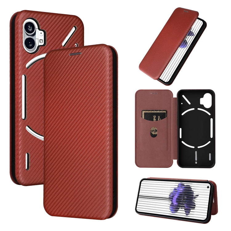 Custodia per telefono in pelle con vibrazione magnetica in fibra di carbonio, For Nothing Phone 1, For Realme Narzo 50A, For OPPO Reno8 Pro / Reno8 Pro+