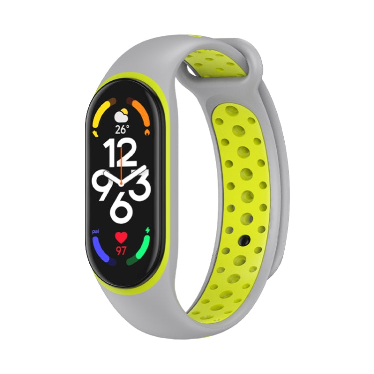 Cinturino in silicone bicolore, For Xiaomi Mi Band 7
