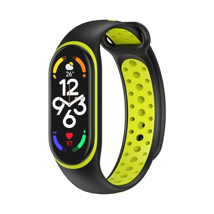 Cinturino in silicone bicolore, For Xiaomi Mi Band 7