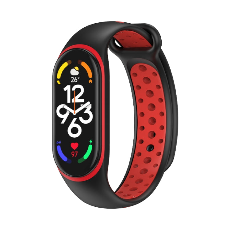 Cinturino in silicone bicolore, For Xiaomi Mi Band 7