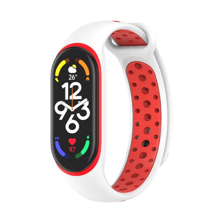 Cinturino in silicone bicolore, For Xiaomi Mi Band 7