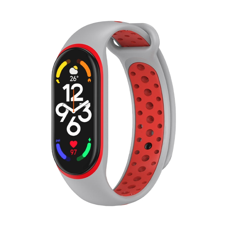 Cinturino in silicone bicolore, For Xiaomi Mi Band 7
