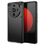 Custodia in TPU in fibra di carbonio con trama spazzolata, For Samsung Galaxy A04s, For Xiaomi 12S Ultra