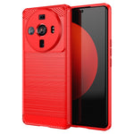 Custodia in TPU in fibra di carbonio con trama spazzolata, For Samsung Galaxy A04s, For Xiaomi 12S Ultra