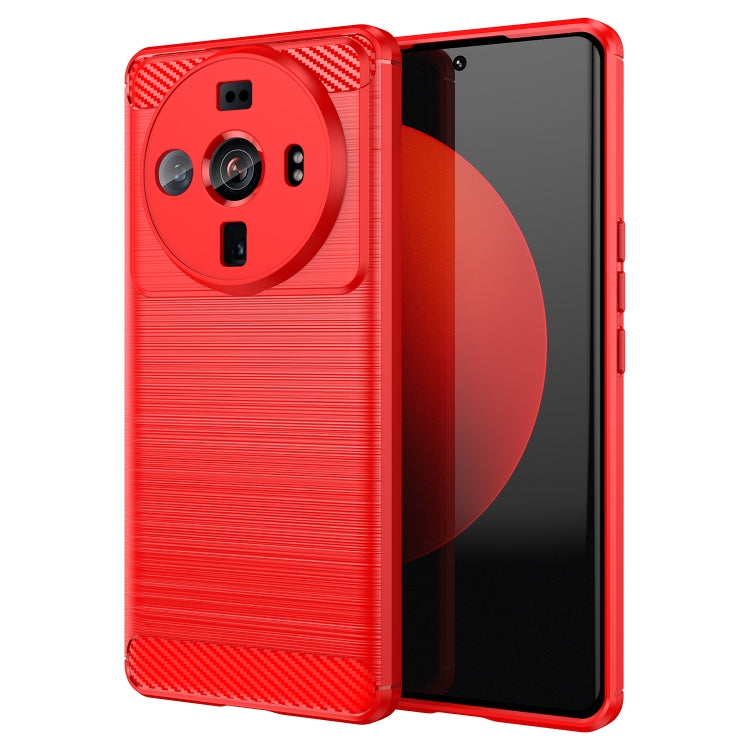 Custodia in TPU in fibra di carbonio con trama spazzolata, For Samsung Galaxy A04s, For Xiaomi 12S Ultra