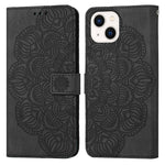 Custodia per cellulare in pelle flip goffrata con mandala, For iPhone 14, For iPhone 14 Plus, For iPhone 14 Pro, For iPhone 14 Pro Max