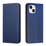 Custodia per telefono in pelle con vibrazione magnetica in fibra di carbonio, For iPhone 14, For iPhone 14 Plus, For iPhone 14 Pro, For iPhone 14 Pro Max