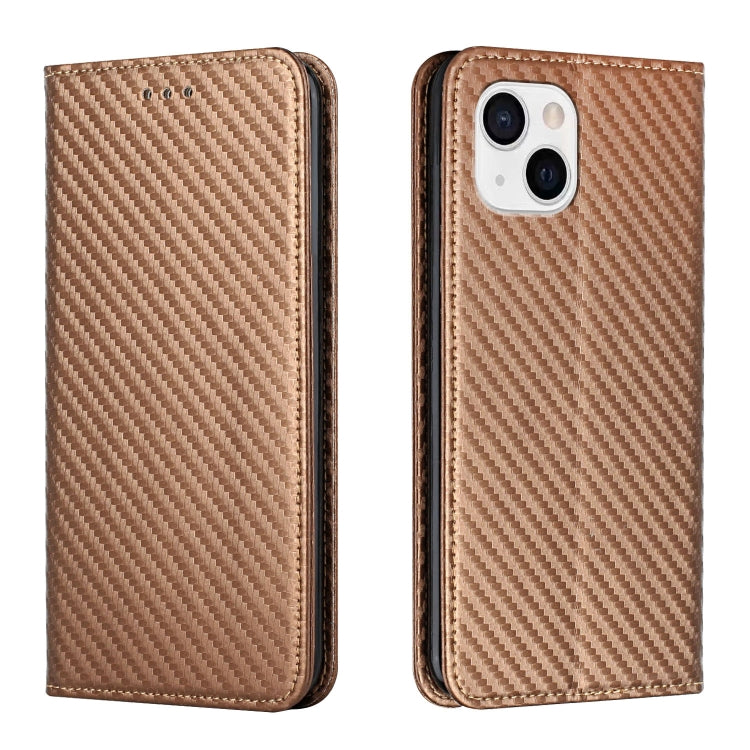 Custodia per telefono in pelle con vibrazione magnetica in fibra di carbonio, For iPhone 14, For iPhone 14 Plus, For iPhone 14 Pro, For iPhone 14 Pro Max