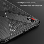 Custodia per tablet in TPU antiurto con texture spazzolata da gioco, For Lenovo Legion Y700