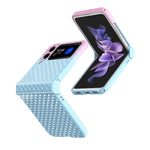 Custodia per telefono antiurto con cerniera sfumata arcobaleno, For Samsung Galaxy Z Flip4