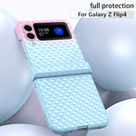 Custodia per telefono antiurto con cerniera sfumata arcobaleno, For Samsung Galaxy Z Flip4