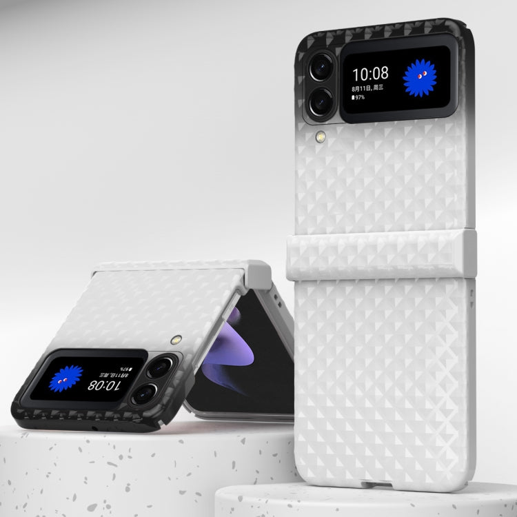 Custodia per telefono antiurto con cerniera sfumata arcobaleno, For Samsung Galaxy Z Flip4
