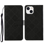 Custodia per cellulare in pelle con motivo goffrato stile etnico, For iPhone 14, For iPhone 14 Plus, For iPhone 14 Pro
