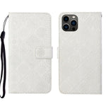 Custodia per cellulare in pelle con motivo goffrato stile etnico, For iPhone 14, For iPhone 14 Plus, For iPhone 14 Pro