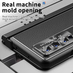 Custodia per telefono antiurto integrata con pellicola a conchiglia magnetica Litchi Pattern, For Samsung Galaxy Z Fold3 5G, For Samsung Galaxy Z Fold4