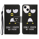 Custodia per cellulare in pelle flip disegno colorato 3D, For iPhone 14 Plus
