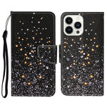 Custodia per cellulare in pelle flip disegno colorato 3D, For iPhone 14 Pro
