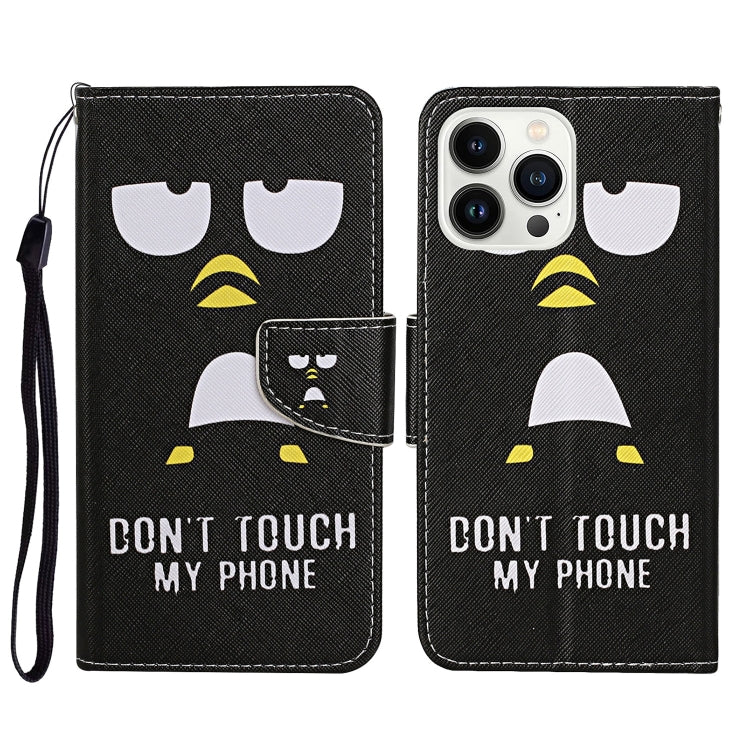 Custodia per cellulare in pelle flip disegno colorato 3D, For iPhone 14 Pro Max