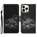 Custodia per cellulare in pelle flip disegno colorato 3D, For iPhone 14 Pro Max