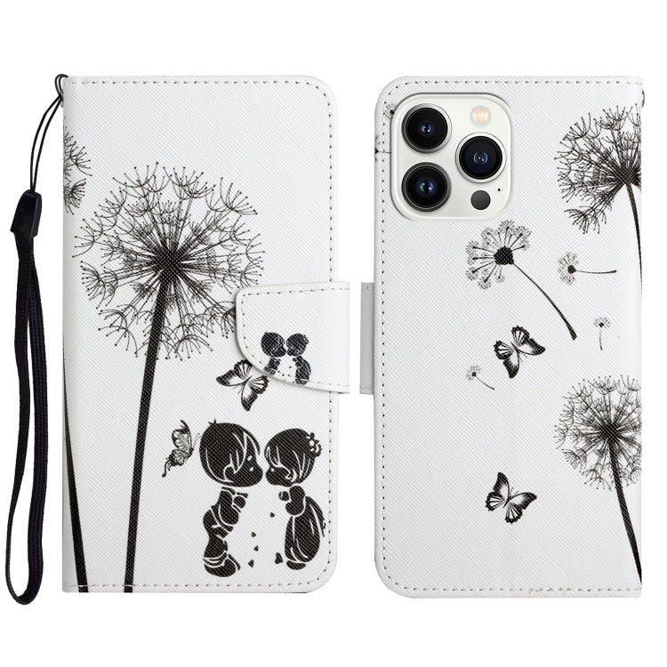 Custodia per cellulare in pelle flip disegno colorato 3D, For iPhone 14 Pro Max
