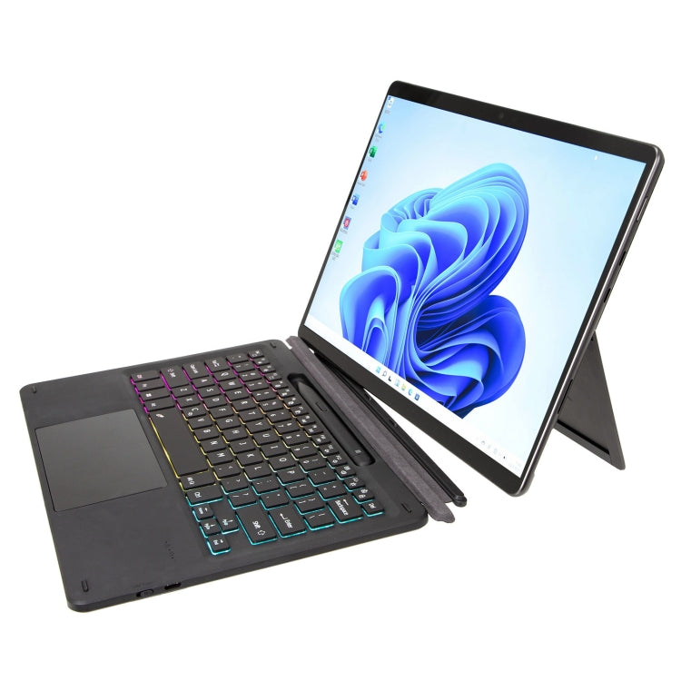 Tastiera Bluetooth touch retroilluminata tricolore KF17S, For Microsoft Surface Pro 8/Pro X