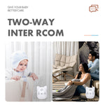 Supporto per baby monitor audio wireless con luce notturna