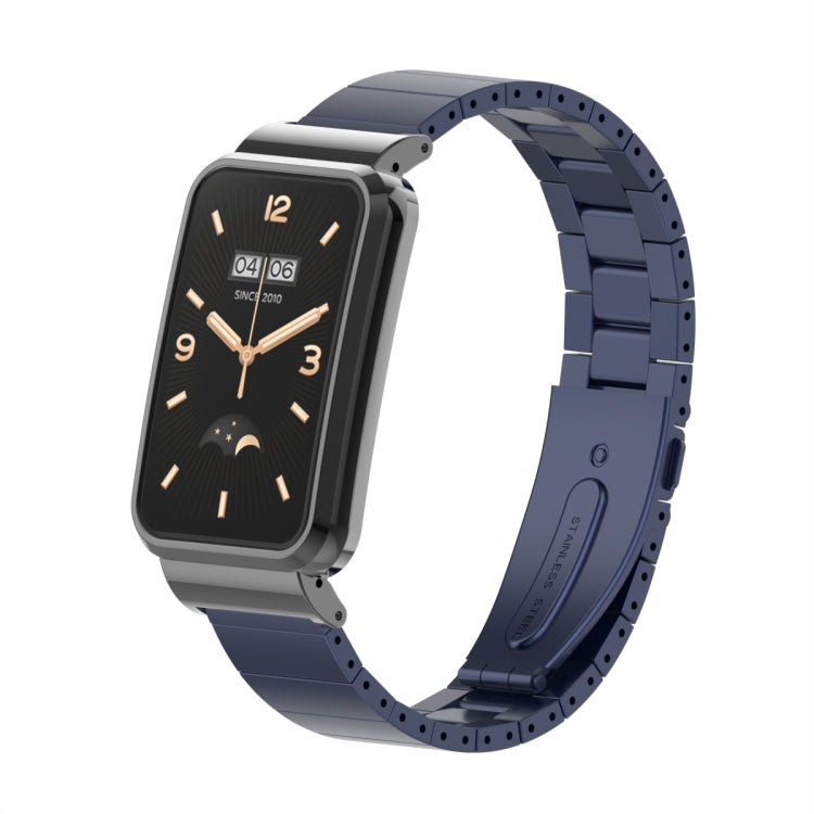 Cinturino per orologio con cassa in metallo con giunto di bambù, For Xiaomi Mi Band 7 Pro