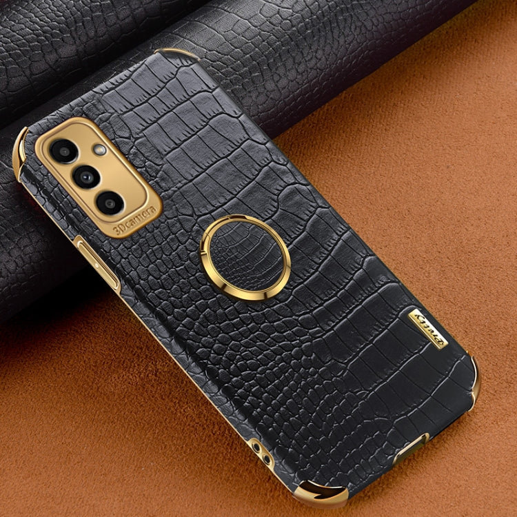 Custodia per telefono con struttura in coccodrillo galvanica 6D con supporto, For Samsung Galaxy A13 5G, For Samsung Galaxy A23 5G, For Samsung Galaxy A53, For Samsung Galaxy M52 5G